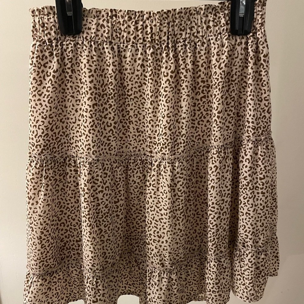Size L Leopard Skirt